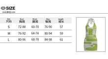 Load image into Gallery viewer, Y2K 2022 Fashion Designer Checkered Halter Casual Sexy Backless Women&#39;s Clothes One Piece Basic Knit Bodycon Mini Dress