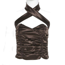 Load image into Gallery viewer, Y2K 2022 Summer Sexy Halter Cutou Bottoming Tube Top Corset  Black Tank Tops Cropped Casual Party Women&#39;s Clothing Tshirt Tees