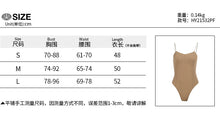 Load image into Gallery viewer, Y2K Fashion 2022 Sexy Sling Elegant Backless Bodysuit Women Basic Tops Skinny Rompers High Rise Bodysuits Club Party