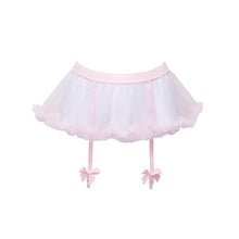 Load image into Gallery viewer, Young Girl Sexy Kawaii Lingerie Garter with Bow Sweet Puff Skirt Garter Clip Women Wedding Garter Belt for Stockings