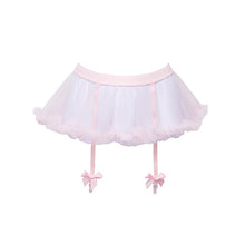 Load image into Gallery viewer, Young Girl Sexy Kawaii Lingerie Garter with Bow Sweet Puff Skirt Garter Clip Women Wedding Garter Belt for Stockings
