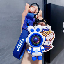 Load image into Gallery viewer, Cute Rabbit Keychain for Women – Cartoon Creative Space Bunny Car Pendant Key Ring Handbag Backpack Charms Girl Gift