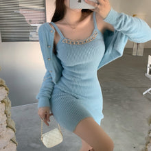 Load image into Gallery viewer, chandal mujer invierno 2020 winter spring ensemble femme sweater pullover dress two piece set women pull femme hiver tracksuit