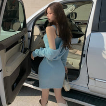 Load image into Gallery viewer, chandal mujer invierno 2020 winter spring ensemble femme sweater pullover dress two piece set women pull femme hiver tracksuit