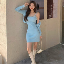 Load image into Gallery viewer, chandal mujer invierno 2020 winter spring ensemble femme sweater pullover dress two piece set women pull femme hiver tracksuit