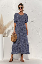 Load image into Gallery viewer, dress for women  maxi dress  plus size dress plaid long casual summer women&#39;s dress 2021