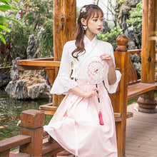 Load image into Gallery viewer, hanfu women hanfu dress cosplay chinese dress cheongsam chinese traditional dress qipao summer cheongsam skirt short sleeve