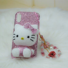 Load image into Gallery viewer, iPhone 13 Pro Max iPhone Xs iPhone 14 Case 8 plus Rhinestone 7 Cartoon Hello Kitty 11 Protective Case 6 Female 12
