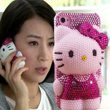 Load image into Gallery viewer, iPhone 13 Pro Max iPhone Xs iPhone 14 Case 8 plus Rhinestone 7 Cartoon Hello Kitty 11 Protective Case 6 Female 12