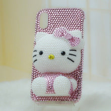 Load image into Gallery viewer, iPhone 13 Pro Max iPhone Xs iPhone 14 Case 8 plus Rhinestone 7 Cartoon Hello Kitty 11 Protective Case 6 Female 12