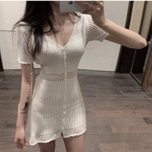 Load image into Gallery viewer, jurken zomer 2020 Summer Knitted bodycon dress Women sexy Evening Party Dress Elegant Vestidos kobieta sukienka robe femme
