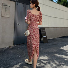 Load image into Gallery viewer, jurken zomer 2021 summer dress Elegant maxi Dress cherries Print Dresses Vestidos robe femme sukienki letnie Boho Beach Dress