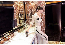 Load image into Gallery viewer, new summer and autumn office lady Fashion casual sexy brand female women girls long sleeve Hollow out shirt pants suits sets