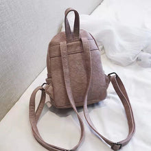 Load image into Gallery viewer, novas mulheres mochila qualidade macio couro do plutônio mochilas de viagem multi-função back-pack mini marca meninas faculdade
