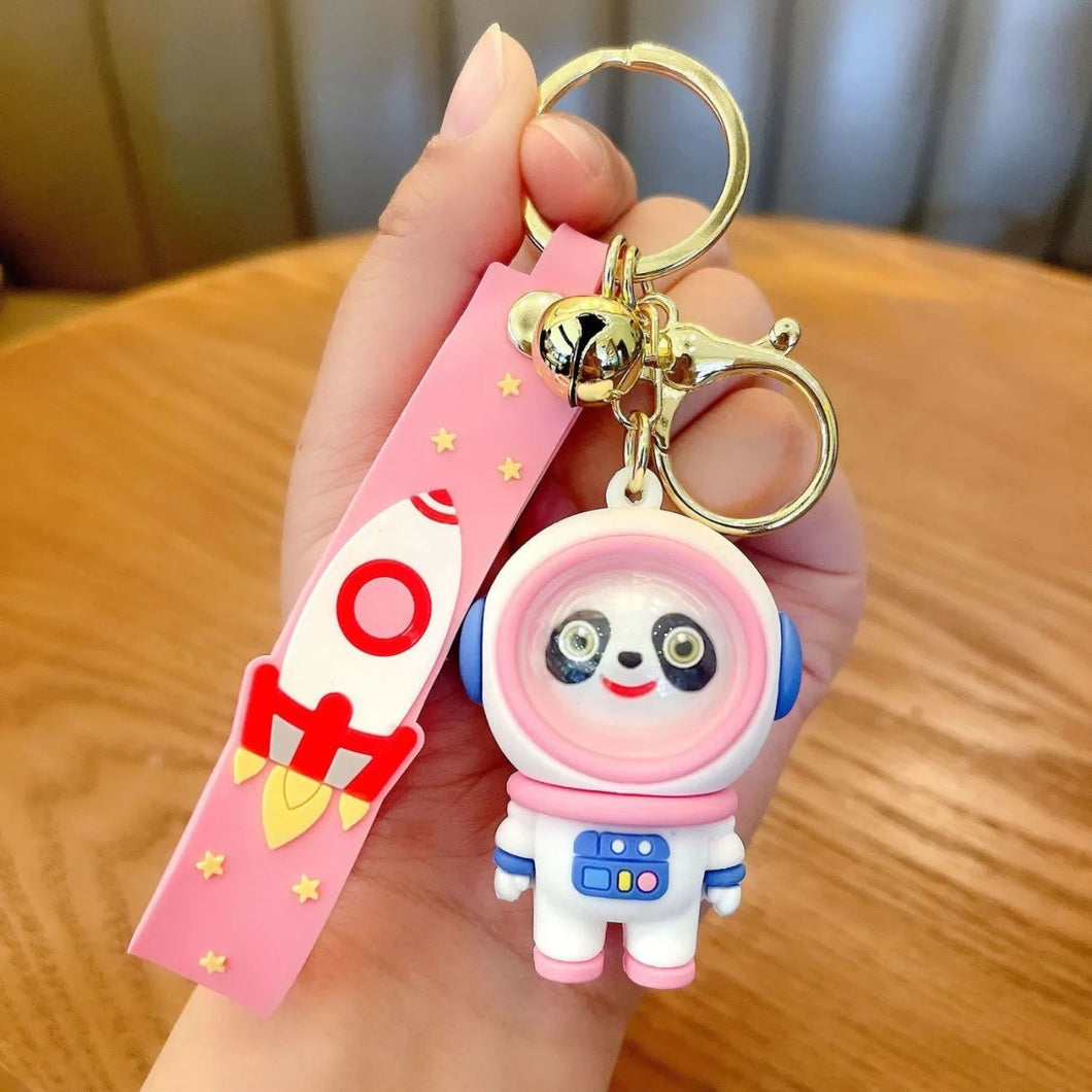 Keychain Panda Doll,Cute Hang key Bag, Decoration, Gift, Unisex,White,Car Keychain,Wholesale key strap