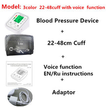 Load image into Gallery viewer, Automatic Digital Arm Blood Pressure Monitor BP Sphygmomanometer Pressure Gauge Meter Tonometer for Measuring Arterial Pressure