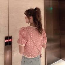 Load image into Gallery viewer, summer  blouses femme Women&#39;s Clothing crop tops v-neck Blouses casual loose Female Shirts floral outfits