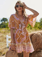 Load image into Gallery viewer, sundresses women 2021 New Sexy V-Neck Butterfly Dress