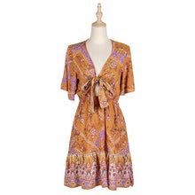 Load image into Gallery viewer, sundresses women 2021 New Sexy V-Neck Butterfly Dress