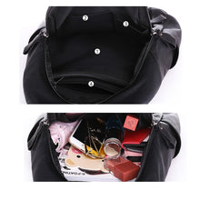 Load image into Gallery viewer, women&#39;s genuine leather backpack women casual black backpacks for travel luxury cowhide woman back pack bag female