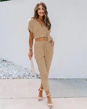 Load image into Gallery viewer, women&#39;s sets long pants sets elegant office ladies casual two pieces sets Pullover V-Neck casual women clothing