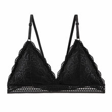 Load image into Gallery viewer, womens lingerie sexy tube tops crop top lace girls&#39; bras without rims femme underwear plus size bandeau top black
