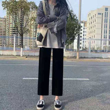Load image into Gallery viewer, y2k Cargo Bigb Pockets Pants Ruched Thin Trousers Baggy Casual Streetwear Sweatpants Women Korean Harajuku Joggers 90s Vintage